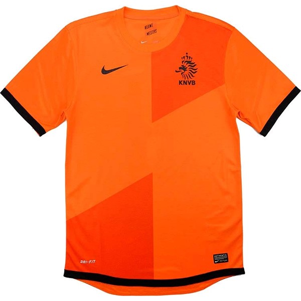 Tailandia Camiseta Países Bajos Primera Equipación Retro 2012 Naranja